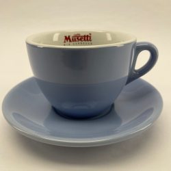   Musetti Colours capuccinós kék színű porcelán csésze 220ml