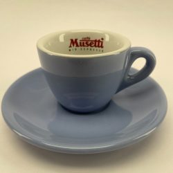 Musetti Colours espresso kék színű porcelán csésze 80ml