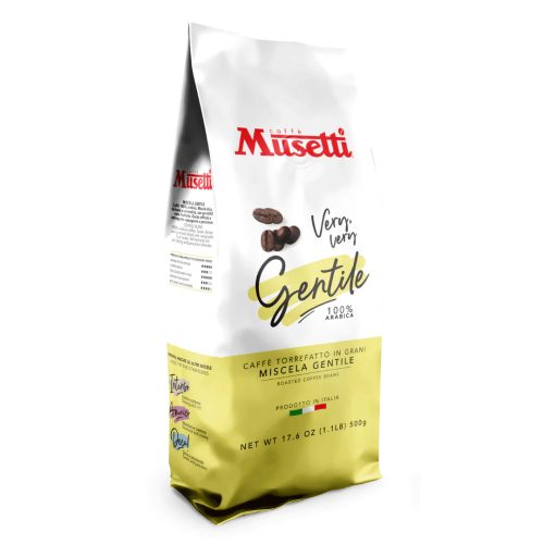 MUSETTI GENTILE 100% Arabica szemes kávé - babkávé 0,5 KG