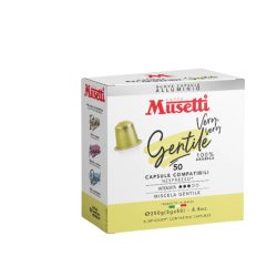   Musetti GENTILE 100% Arabica kapszula/ Nespresso kompatibilis/ 50db/ doboz