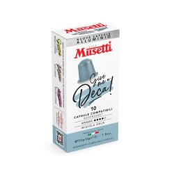  Musetti DECA Koffeinmentes kapszula/ Nespresso kompatibilis/ 10db/ díszdoboz