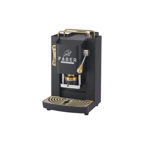 Faber PRO DELUXE 3.0 Mat Black Brass E.S.E. Podos Kávégép