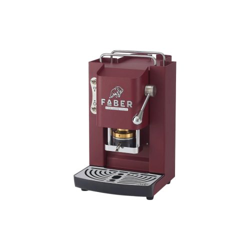 Faber PRO DELUXE 3.0 Cherry Red Chrome E.S.E. Podos Kávégép