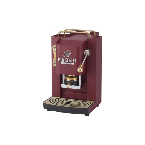 Faber PRO DELUXE 3.0 Cherry Red Brass E.S.E. Podos Kávégép