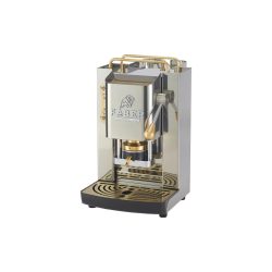   Faber Pro Deluxe 3.0 Mirror Brass E.S.E. podos kávégép - tükörfényes inox