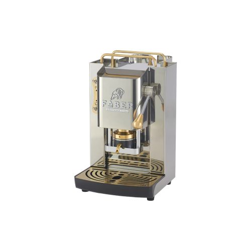 Faber Pro Deluxe 3.0 Mirror Brass E.S.E. podos kávégép - tükörfényes inox