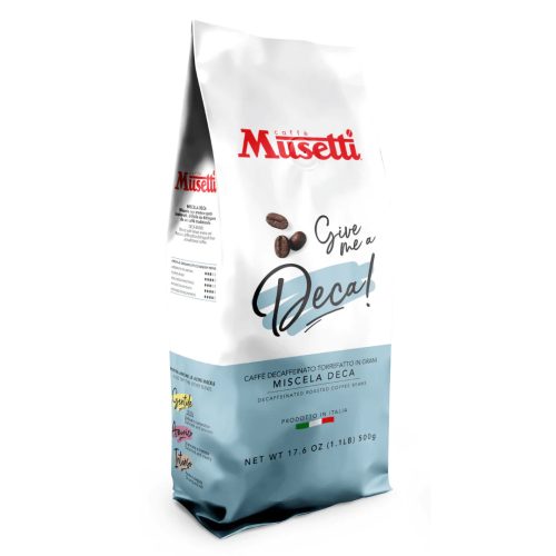 Musetti Deca koffeinmentes szemes kávé - babkávé 0,5 kg