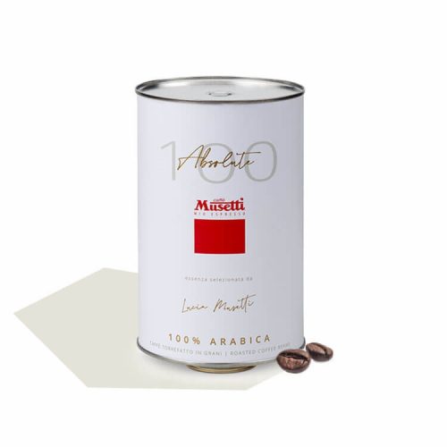 Musetti ABSOLUTE 100%arabica szemes kávé - babkávé 1,5kg konzerv
