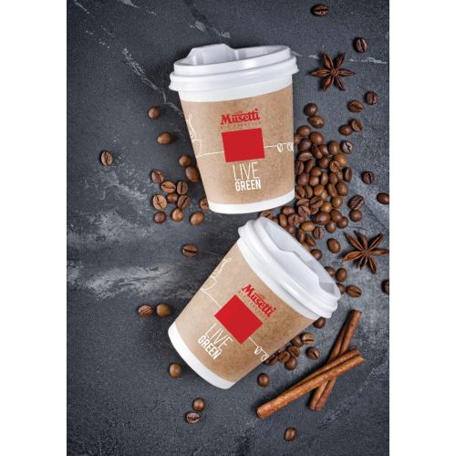 To go pohár (270 ml/ LIVE GREEN papírpohár) Musetti