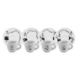 Bialetti Moka Carosello kávéscsésze szett 4db