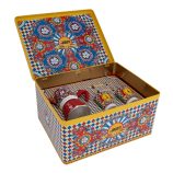 Bialetti Dolce&Gabbana Moka Express kávéfőző 2 adag + Dolce&Gabbana csésze/ aranyozott keverő szett Díszdobozban D&G