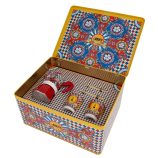 Bialetti Dolce&Gabbana Moka Express kávéfőző 2 adag + Dolce&Gabbana csésze/ aranyozott keverő szett Díszdobozban D&G