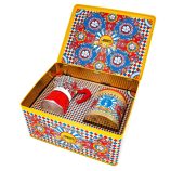 Bialetti Dolce&Gabbana Moka Express kávéfőző, 3 adag + Perfetto Moka D&G 200g őrölt kávé Díszdobozban D&G