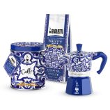 Bialetti Dolce&Gabbana Moka Express kávéfőző, 3 adag + Perfetto Moka D&G 200g őrölt kávé Díszdobozban D&G