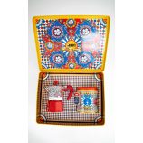 Bialetti Dolce&Gabbana Moka Express kávéfőző, 3 adag + Perfetto Moka D&G 200g őrölt kávé Díszdobozban D&G
