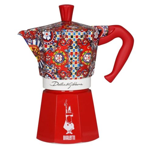 Bialetti Dolce&Gabbana Moka Express Carretto Siciliano 6 személyes  kotyogós kávéfőző