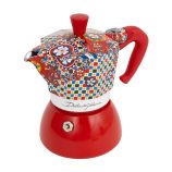 Bialetti Dolce&Gabbana Moka Induction Carretto Siciliano 4 személyes  kotyogós kávéfőző D&G