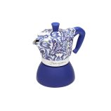 Bialetti Dolce&Gabbana Moka Induction Blue Mediterraneo 6 személyes  kotyogós kávéfőző D&G