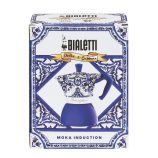 Bialetti Dolce&Gabbana Moka Induction Blue Mediterraneo 6 személyes  kotyogós kávéfőző D&G