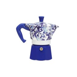   Bialetti Dolce&Gabbana Moka Express Blue Mediterraneo 3 személyes  kotyogós kávéfőző D&G