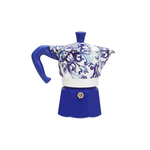 Bialetti Dolce&Gabbana Moka Express Blue Mediterraneo 3 személyes  kotyogós kávéfőző D&G