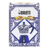 Bialetti Dolce&Gabbana Moka Express Blue Mediterraneo 6 személyes  kotyogós kávéfőző D&G