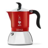 Bialetti Fiammetta indukciós 2 személyes kotyogós kávéfőző piros színű