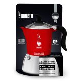 Bialetti Fiammetta indukciós 4 személyes kotyogós kávéfőző piros színű