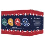 Bialetti Karácsonyi Maci - Csésze és csészealj szett 4db