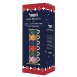 Bialetti Karácsonyi Maci - csészeszett állványban