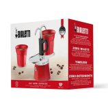 Bialetti Mini Express 2 személyes kotyogós kávéfőzős szett piros