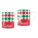 Bialetti Italia bögreszett, 2 db, 300 ml