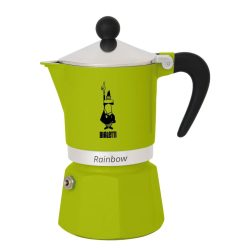  Bialetti Rainbow kotyogós kávéfőzőgép zöld 3 személyes