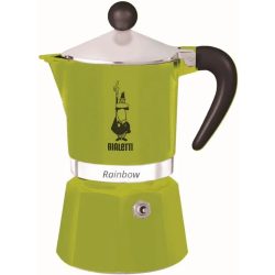   Bialetti Rainbow kotyogós kávéfőzőgép zöld 1 személyes