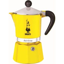   Bialetti Rainbow kotyogós kávéfőzőgép sárga 1 személyes