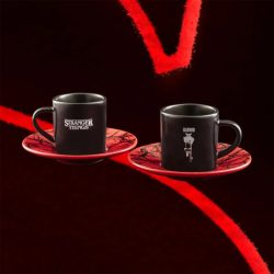   Bialetti Stranger Things csésze és csészealj szett 2db 80 ml