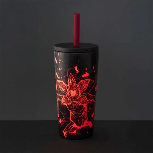 Bialetti Stranger Things tumbler szívószállal 900ml