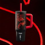 Bialetti Stranger Things füles tumbler szívószállal 900ml