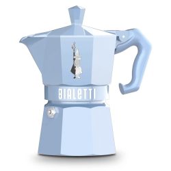   Bialetti Moka Exclusive 3 személyes kék színű kotyogós kávéfőző
