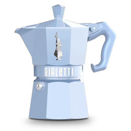 Bialetti Moka Exclusive 3 személyes kék színű kotyogós kávéfőző