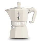 Bialetti Moka Exclusive 3 személyes krém színű kotyogós kávéfőző
