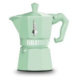Bialetti Moka Exclusive 3 személyes zöld színű kotyogós kávéfőző
