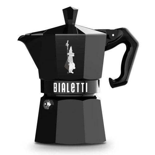 Bialetti Moka Exclusive 6 személyes fekete színű kotyogós kávéfőző