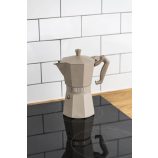 Bialetti Moka Exclusive Indukciós 6 személyes Homok színű kotyogós kávéfőző