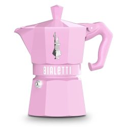   Bialetti Moka Exclusive 6 személyes rózsaszín színű kotyogós kávéfőző