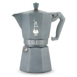 Bialetti Moka Exclusive Indukciós 6 személyes Ezüstszürke színű kotyogós kávéfőző