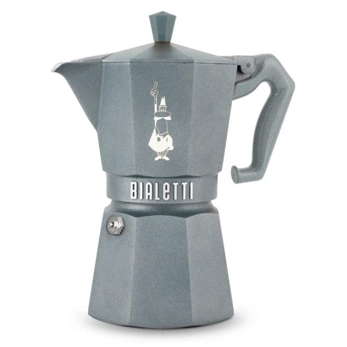 Bialetti Moka Exclusive Indukciós 6 személyes Ezüstszürke színű kotyogós kávéfőző