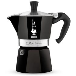   Bialetti Moka Express 3 személyes fekete kotyogós kávéfőző
