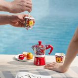 Bialetti Dolce&Gabbana Blue Mediterraneo 2db csésze+ 2db ezüst keverő pálca