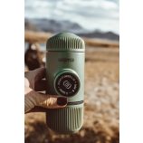 Wacaco Nanopresso hordozható kávéfőző őrölt kávéhoz, Mohazöld + kemény védőtok